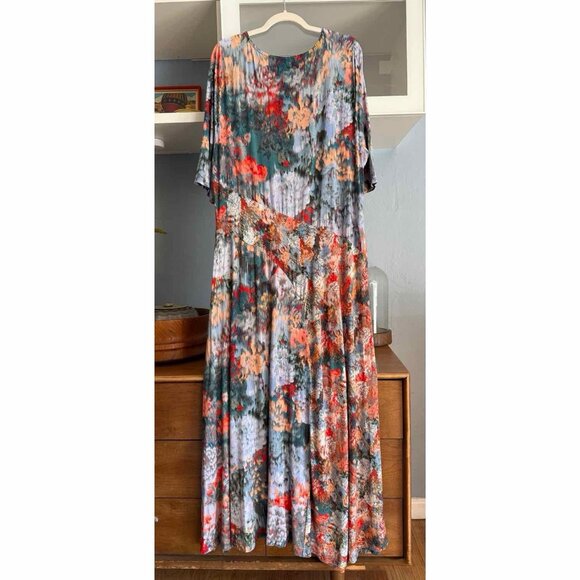 Soft Surroundings Nanette Jersey Knit Maxi Dress  Boho - Picture 3 of 8